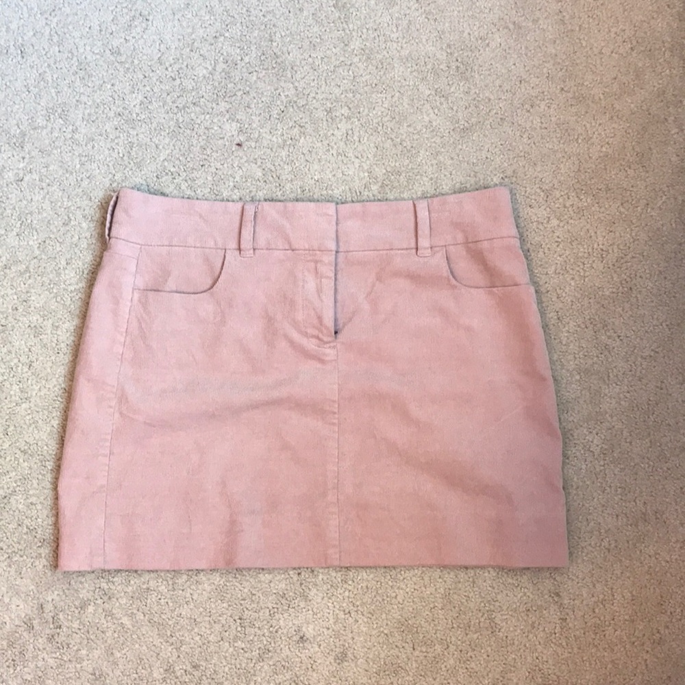 Pink corduroy skirt size 8